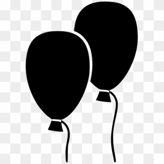 Balloon Party Balloons Comments - Balloon Party Black Clipart