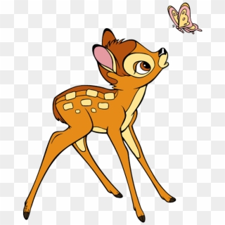 Drawn Bambi Butterfly Nose - Bambi Clip Art - Png Download