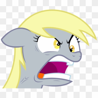 Derpy Hooves Pony Yellow Nose Facial Expression Mammal - Cartoon Clipart
