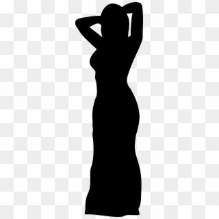 764 X 2400 1 - Clipart Woman Dresses Png Transparent Png