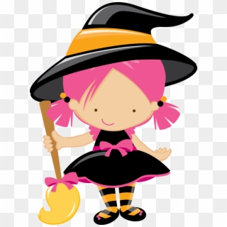 679 X 900 1 - Cute Halloween Witches Clipart - Png Download
