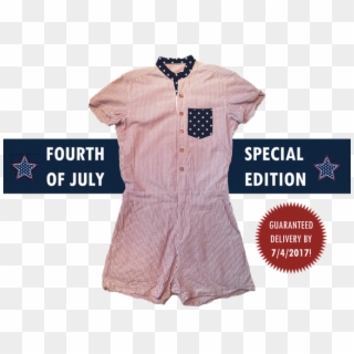 Wear A Male Romper , Such As What You See Below, Which - 4th Of July Male Romper Clipart