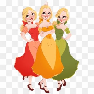 Beauty And The Beast Characters Png - Cartoon Silly Girls Beauty And The Beast Clipart