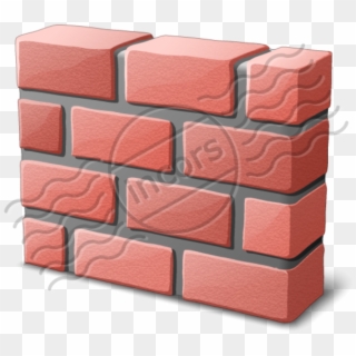 Vector Free Stock Brickwall Free Images At Clker Com - 3d Brick Wall Clipart - Png Download