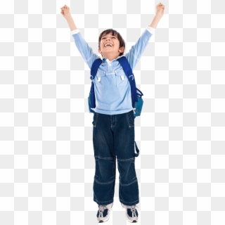 Happy-kid - Kid Hands Up Clipart