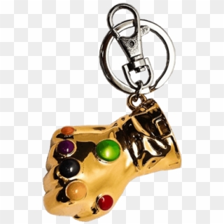 Infinity Gauntlet Metal Finish Keyring - Porte Clé Marvel Clipart