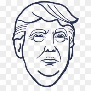 Art Film Ghostbusters Youtube Donald Transprent Png - Donald Trump Line Art Clipart