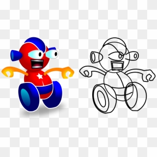 This Free Icons Png Design Of Funny Wheeled Robot Clipart