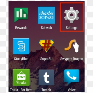 Android Apps Settings - Charles Schwab Clipart