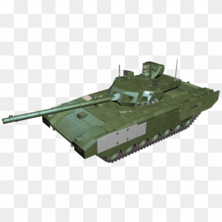 T 14 Armata Tank Perspective View Png Clipart - Churchill Tank Transparent Png