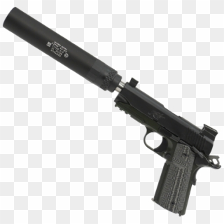 Picture Of Gemtech Kimber Soc 45 Acp Pistol - Firearm Clipart