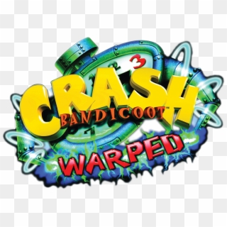 Crash Bandicoot - Crash Bandicoot 3 Warped Logo Png Clipart