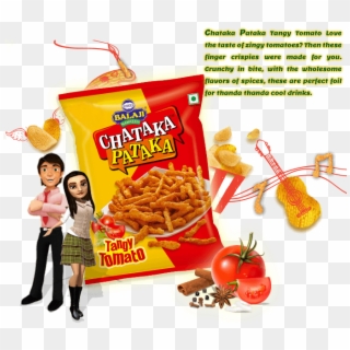 Chataka Pataka Tangy Tomato - Balaji Wafers Clipart