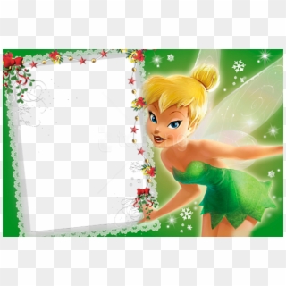 Free Png Green Kids Transparent Frame With Fairy Png - Tinkerbell Disney Clipart
