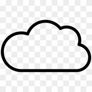 Clipart Transparent Library Cloud Png Icon Free Download - Cloud Blank Png