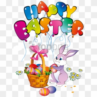 Free Png Easter Bunny Happy Easter Png Image With Transparent - Happy Easter Clipart