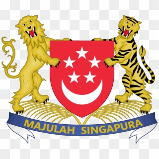Coat Of Arms Of Singapore - Singapore Coat Of Arms Clipart