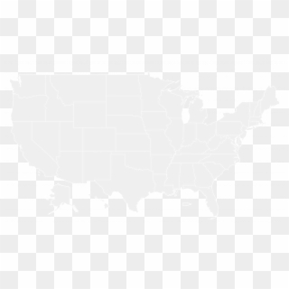 Us Map Clipart Transpatent Map Data - Us Map White Png Transparent Png