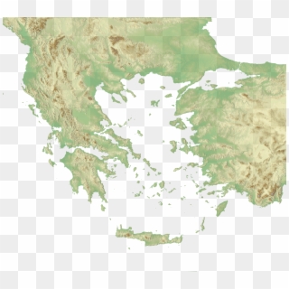 Physical Maps Of Greece - Ancient Greece Map Transparent Clipart