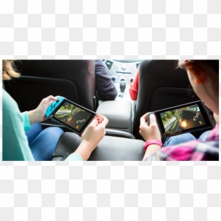 Numskull Nintendo Switch In Car Charger - Multiplayer Nintendo Switch Play Clipart