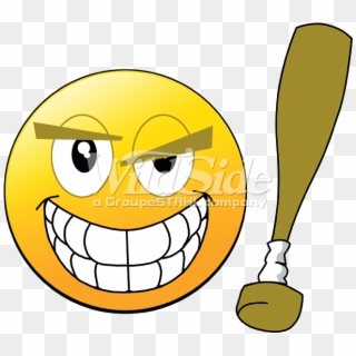 Emoji Baseball Bat - Baseball Emoji Clipart
