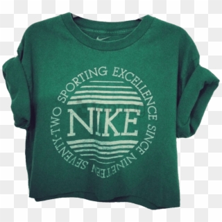 Free Png Download Vintage Green Nike Shirt Png Images - Green Aesthetic Clothes Png Clipart