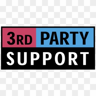 3rd Party Support Logo Png Transparent - 3rd Party Clipart