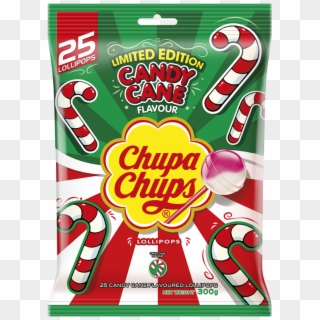 Candy Cane Chupa Chups Clipart