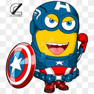 Captain America Minion 97910 - Minions Captain America Clipart