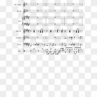 All Star Sheet Music Composed By Smash Mouth 3 Of - Sheet Music Clipart