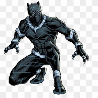 Full Body Black Panther Drawing Clipart