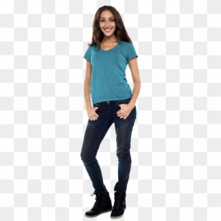 Cute Girl Free Png Image - Jeans Model Girl Png Clipart