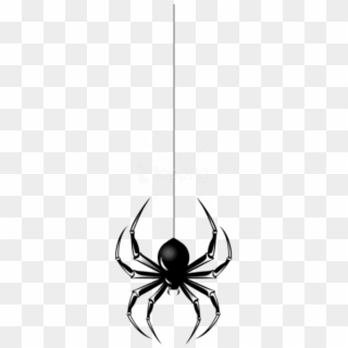 Free Png Download Halloween Black Spider Png Images - Spider Hanging Clip Art Transparent Png