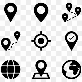 Free Icons Designed By Those Flaticon Maps - Icon Map Location Clipart