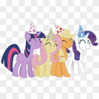 Fluttershy Birthday Hat Little Pony Wearing Cutie Mark Clipart