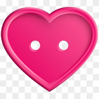Pink Heart Button Png Clip Art Image Transparent Png