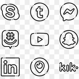 Social Media - Icons Png Clipart