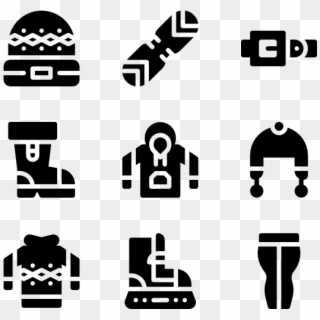 Winter Clothes And Accessories - Views Icon Clipart