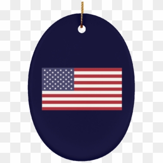Usa Flag Ceramic Oval Ornament Clipart