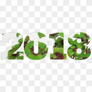 Happy New Year 2018 Png - 2018 Happy New Year Green Clipart