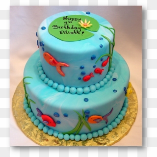 Fish Birthday Cake Clipart