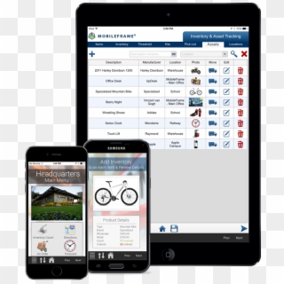 Our Inventory Management Software Is Built On The Mobileframe - Inventory System Mobile Ui Clipart
