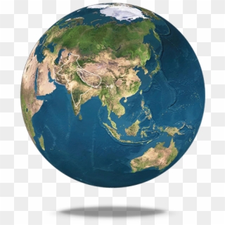 1000 X 500 3 - Earth With India Png Clipart