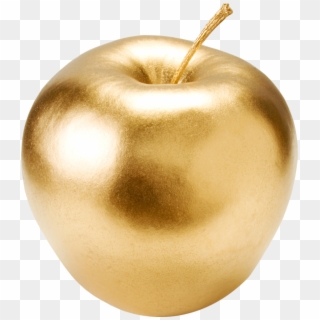 839 X 951 4 - Gold Apple Clipart Png Transparent Png