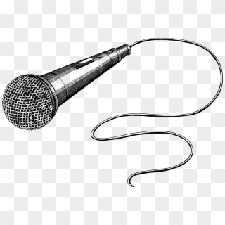 Microphone - Drawn Microphone Clipart