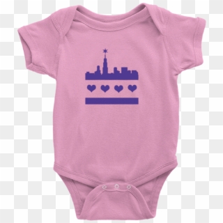 Babies Festive Chicago Skyline - Infant Bodysuit Clipart