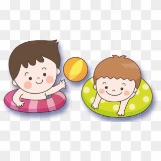 Child Swimming Clipart - Png Download