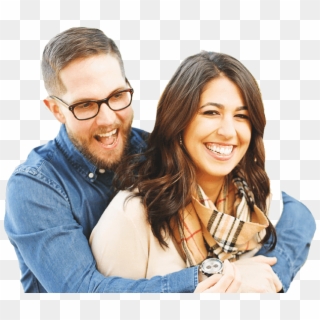 Smiling Couple With Clean Teeth Clipart