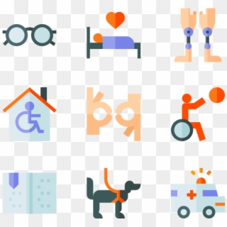 Disabled People Assitance Clipart