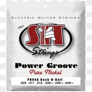 Rock N Roll - Sit Power Groove Pure Nickel Electric Guitar Strings Clipart